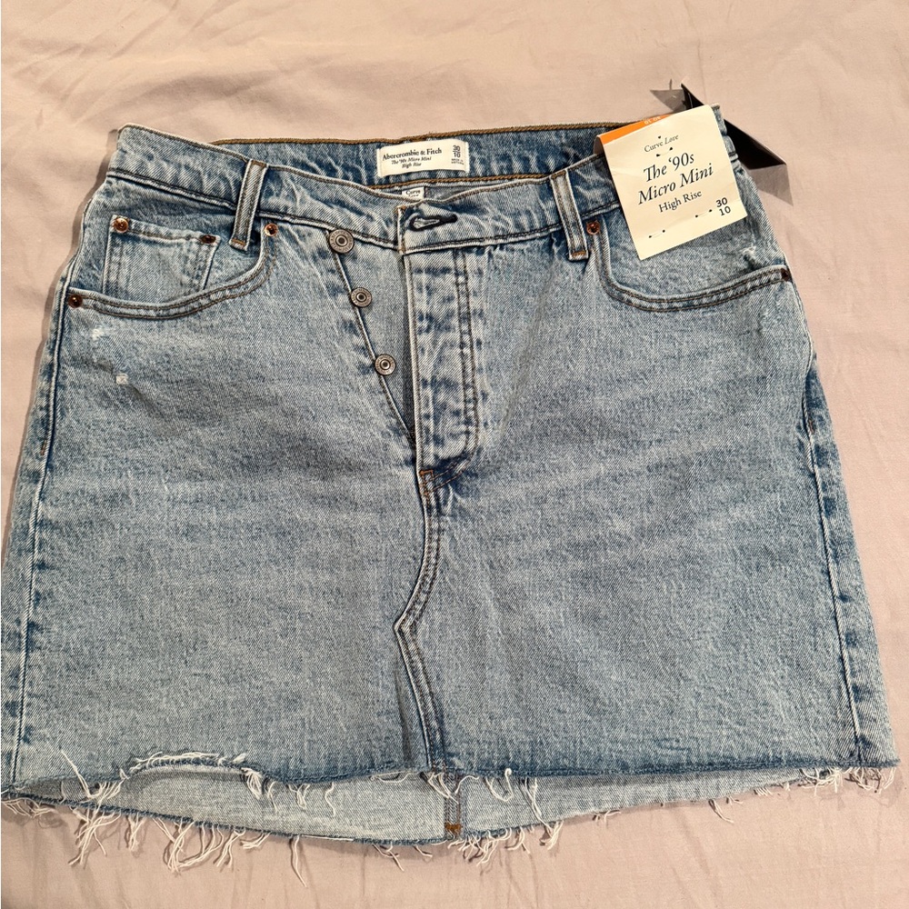 Abercrombie & Fitch Denim Mini Skirt